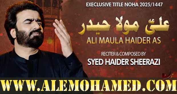 Haider Sherazi Nohay 2025-26 Haider Sherazi Nohay 2025-26