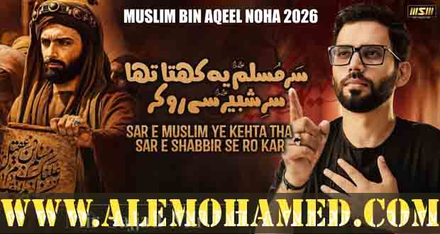 Mir Sajjad Mir Nohay 2026-27