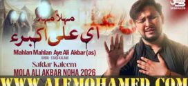 Safdar Kaleem Rizvi Nohay 2026-27